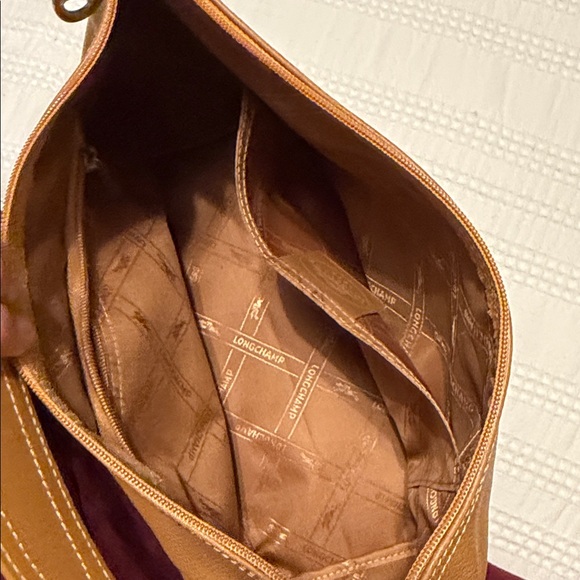 Tan Longchamp Small Shoulder Bag - Picture 4 of 4